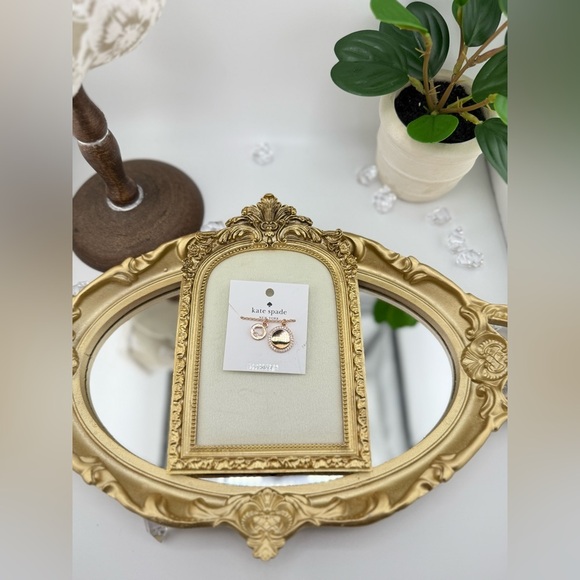 Kate Spade New York Toggle Pendant Necklace - Rose Gold Tone - Picture 2 of 5